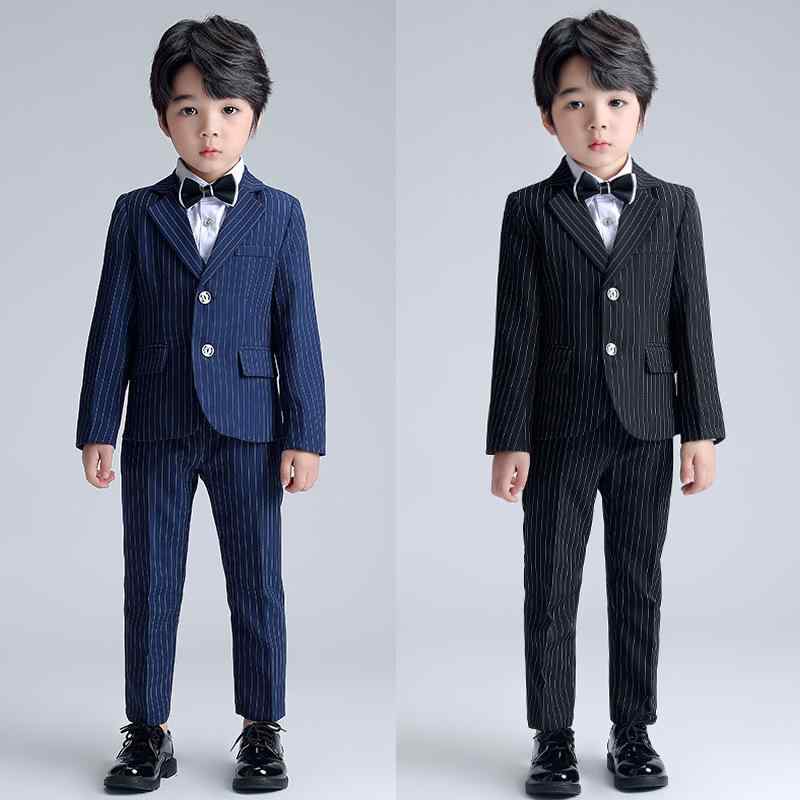 スーツ 男の子 キッズ ジュニア フォーマル 3点セット セットアップ 春秋 しわになりにくい ポリエステル 結婚式 発表会 ピアノ 演奏会 入学式 卒園式 リングボーイ カジュアル 韓国風 おしゃれ ブルー ブラック 4,810円