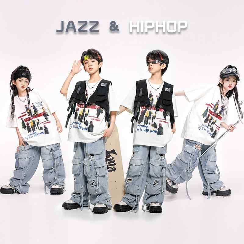 キッズダンス御召しもの ユニ一発やる 御坊っちゃん うしろ帯 御居処跳ねる 表どおり社交ダンス 流行り物 御召しもの セットアップ 三点仕掛ける 夏用 冷やりとした かっこいい 告げ知らせる会 でき事 訓練を受ける着 ポリエステル 小学生 御坊っちゃん