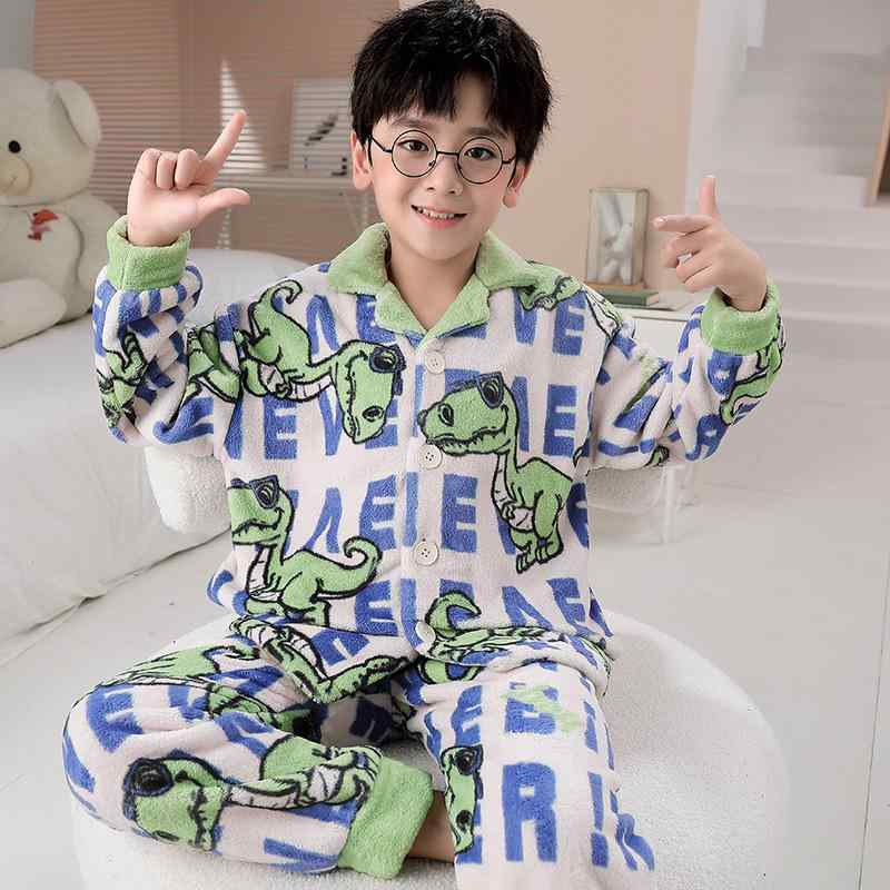 ルームウェア キッズ 男の子 小学生 秋冬用 あったか 保温 防寒 フランネル サンゴフリース 裏起毛 厚手 ふわふわ もこもこ キャラクター柄 パジャマ 部屋着 上下セット 4,412円