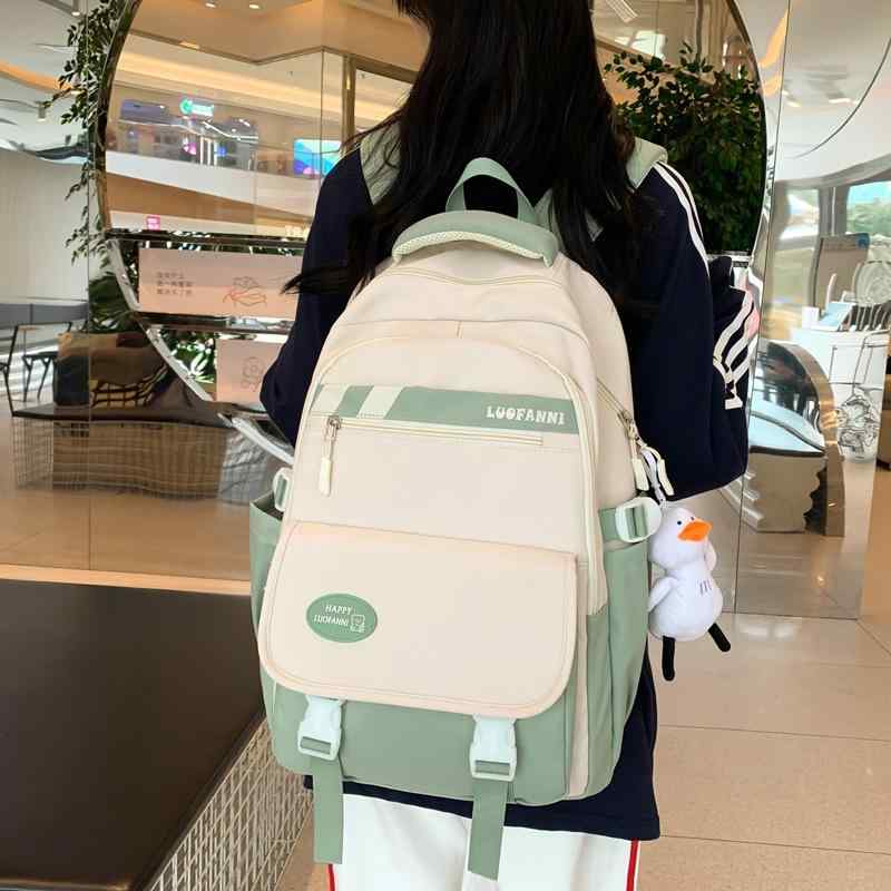 リュックサック レディース 中学生 高校生 大学生 大容量 15インチPC対応 負担軽減 ナイロン カジュアル クッションストラップ 通学 通勤 デイリーユース バックパック