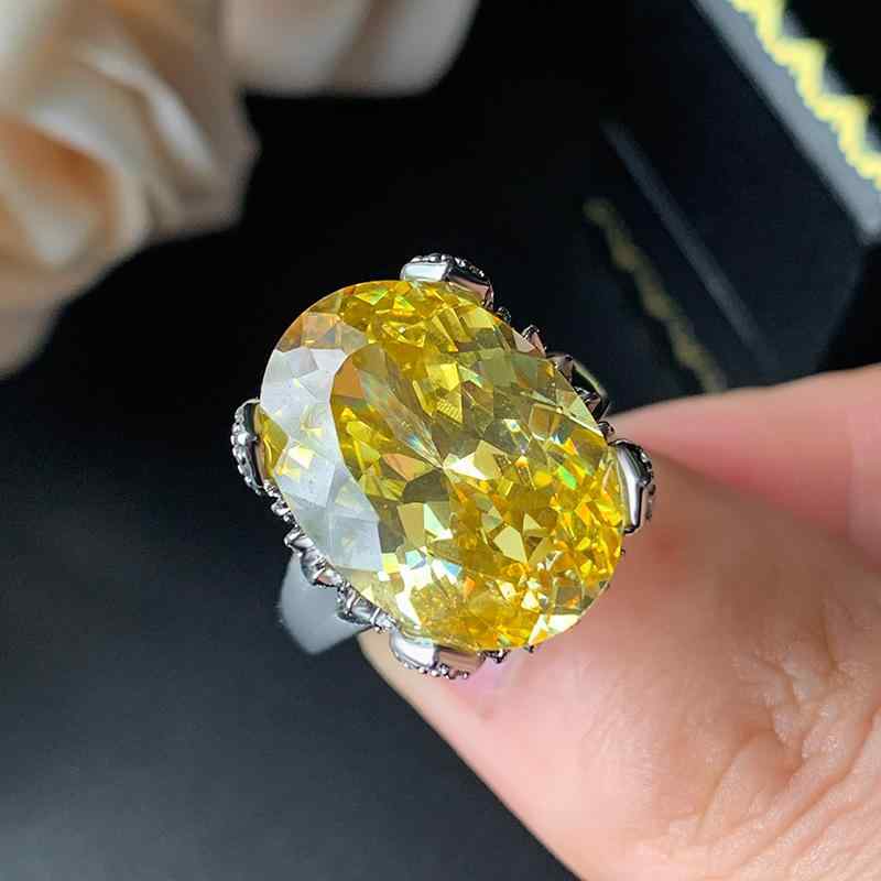 指輪 レディース 秋冬 ジュエリー 鳥の巣カット ジルコニア パープル ピンク イエロー ラッキーアイテム オーバル リング 上品 エレガント 高級感 オフィス カジュアル パーティー お呼ばれ 高見え