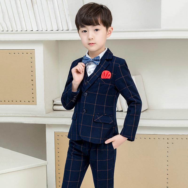 スーツ 男の子 キッズ 裏起毛 チェック柄 ブリティッシュスタイル フォーマルジャケット セットアップ 韓国風 秋冬 卒園式 入学式 発表会 結婚式 七五三