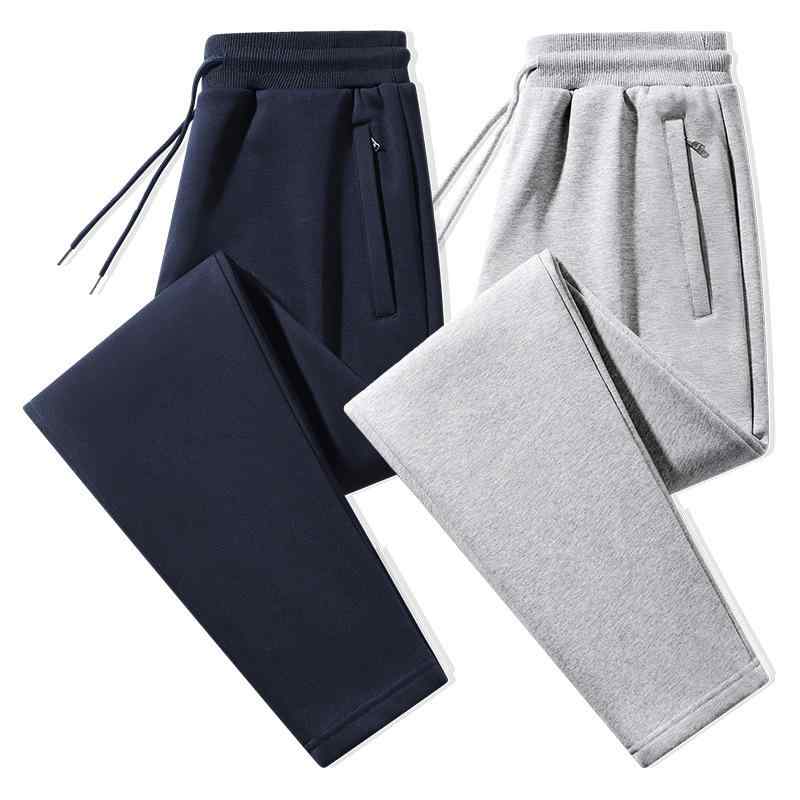 スウェットパンツ メンズ 裏起毛 綿100% ストレッチ 通気性 耐久性 ゆったり ストレート 大きいサイズ ビッグシルエット カジュアル ルーズフィット 部屋着 スポーツ 秋冬 ロング丈