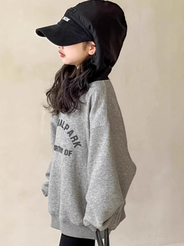 パーカー キッズ 女の子 裏起毛 フード付き スウェット プルオーバー 厚手 長袖 柔らか素材 あったか 冬服 小中学生 カジュアル 通学 トップス 無地 英字ロゴ