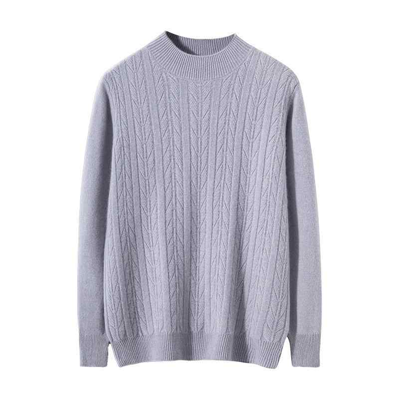 ニット メンズ 厚手 タートルネック スリムフィット 無地 ケーブル編み ウール カシミヤブレンド カジュアル ビジネス デイリーユース 暖か 保温性 冬物