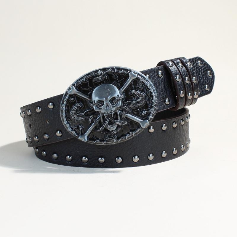 楽天市場】ベルト スカル ドクロ 骸骨 ロック メンズ パンク パンツ