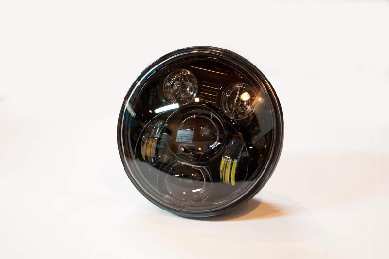 5.75" LED ヘッドライトユニット 黒 D-2027|セキュアデポ