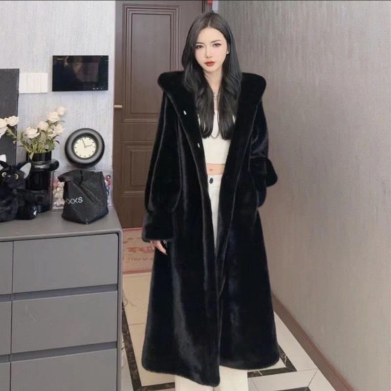 コート レディース フード付き ロング丈 膝下丈 フェイクファー 中綿入り 厚手 ポケット付き エレガント 上品 防寒 秋冬 アウター