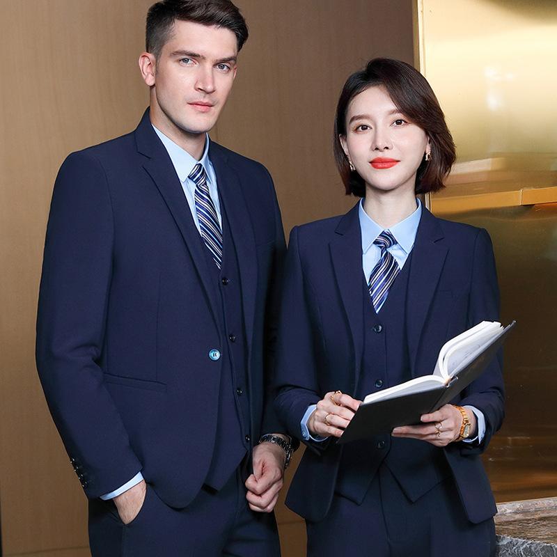 スーツ レディース メンズ 高級感 形状安定 ベスト セットアップ ビジネス オフィス フォーマル 秋冬 男女兼用 通勤 エレガント 上品 ポリエステル素材 制服