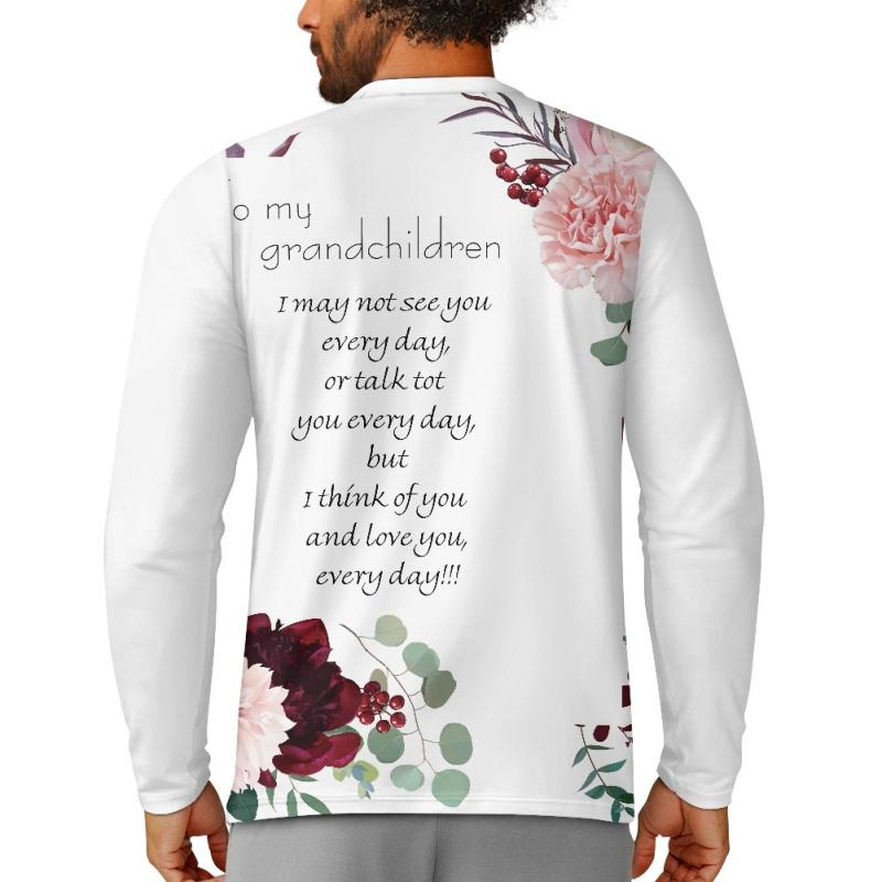 Tシャツ メンズ 長袖 快適 軽量 速乾性 薄手 オリジナルデザインプリント 丸首 クルーネック プルオーバー カジュアル ストレートシルエット 春秋