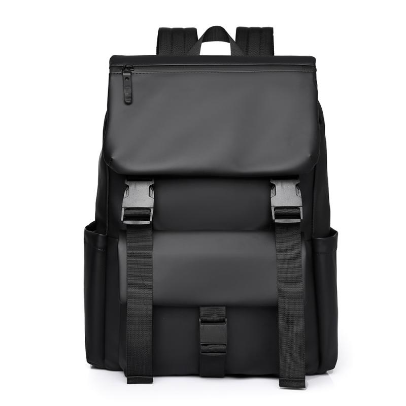 リュック メンズ 防水 大容量 ビジネス バックパック PC収納 15インチ ノートパソコン対応 耐摩耗 通気性 通勤 出張 旅行 カジュアル ファッション シンプル 高級感 フェイクレザー デイパック