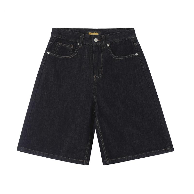 パンツ メンズ レディース アメカジ ストリート カジュアル ウォッシュ加工 ユーズド加工 デニム 綿 ゆったり ワイド ルーズ ワーク カーゴ 七分丈パンツ 春夏 4,242円