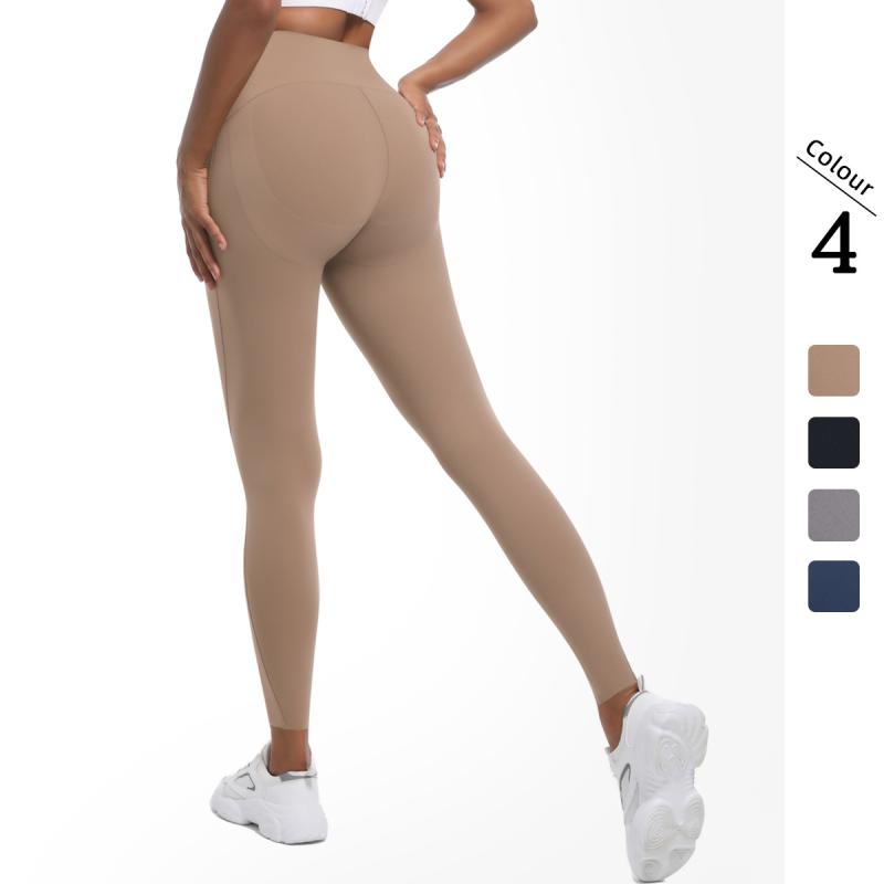 ヨガパンツ レディース シームレス ハイウエスト お腹ウエスト引き締め 美尻 スタイルアップ 9分丈 通気性抜群 ストレッチ フィットネス ジム トレーニング ランニング ナイロンスパンデックス ルームウェア スポーツウェア