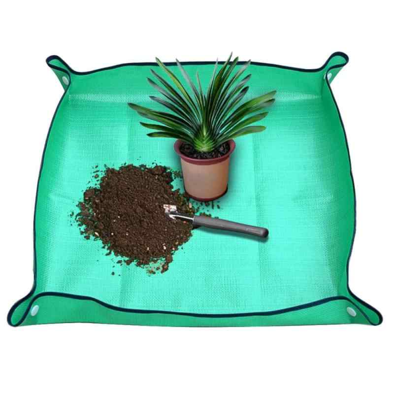 園芸腰かけ 雨合羽 多肉植物 観葉草木 植え替え 土替え 身寄り家庭菜園 室内 室外 やり方用 PE製 ガーデニングマット 汚れた状態押しとどめる