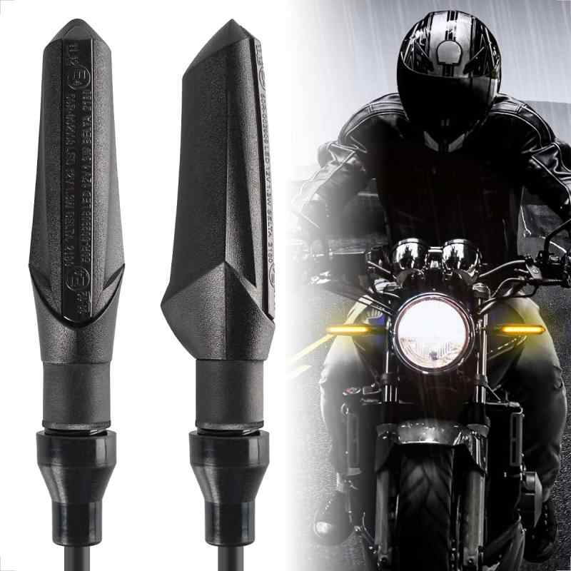 Evermotor バイク LED 流れるウインカー、ルミニウム合金、EU認証Eマーク、防水レベルIP67 2個/4個