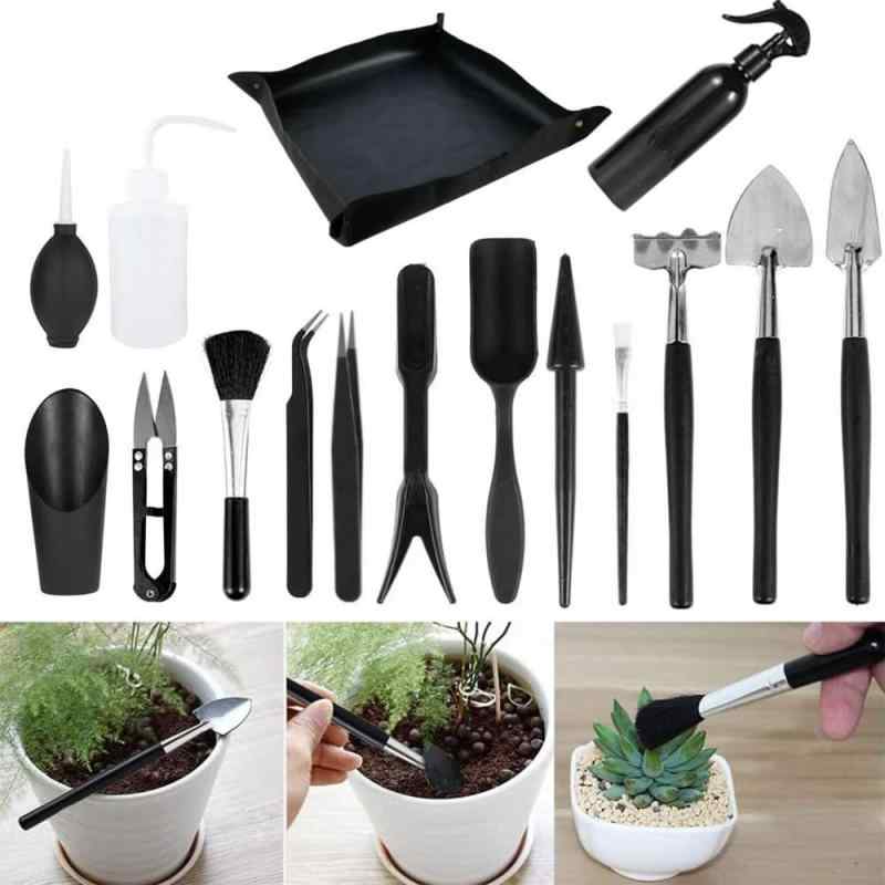 ガーデニングツール 多肉植物 盆栽 植え替え 寄せ植え ミニシャヴェル 黒 黒いこと 可塑性物質製 小型 軽さ パウダーコンパクト 身寄り家庭菜園 室内園芸 ベランダガーデニング