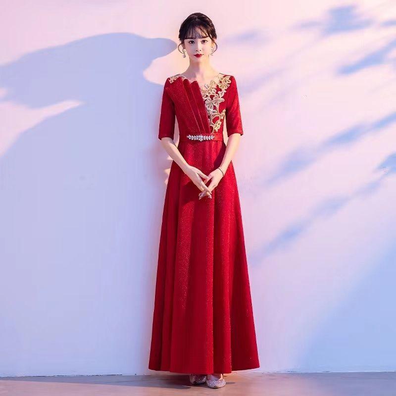 ロングドレス レディース オフショルダー ノースリーブ 着痩せ効果 Aライン 合唱 発表会 演奏会 舞台 学生 司会 指揮 朗読 フォーマル