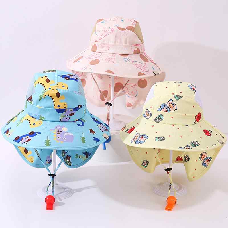 サファリハット キッズ 子供用 広つば 日よけ 通気性 メッシュ 恐竜柄 UVカット 紫外線対策 熱中症対策 男の子 女の子 小学生 遠足 アウトドア 普段使い 春夏