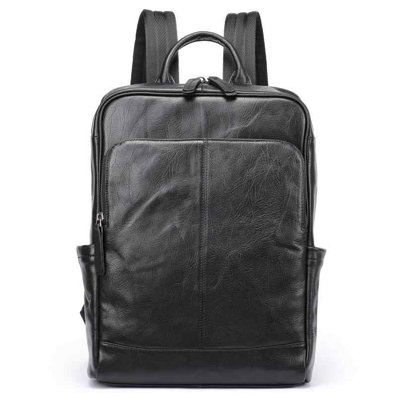 リュックサック メンズ 負担軽減 肩に優しい A4対応 14型PC対応 牛革 ビジネス 出張 通勤 カジュアル 学生 通学