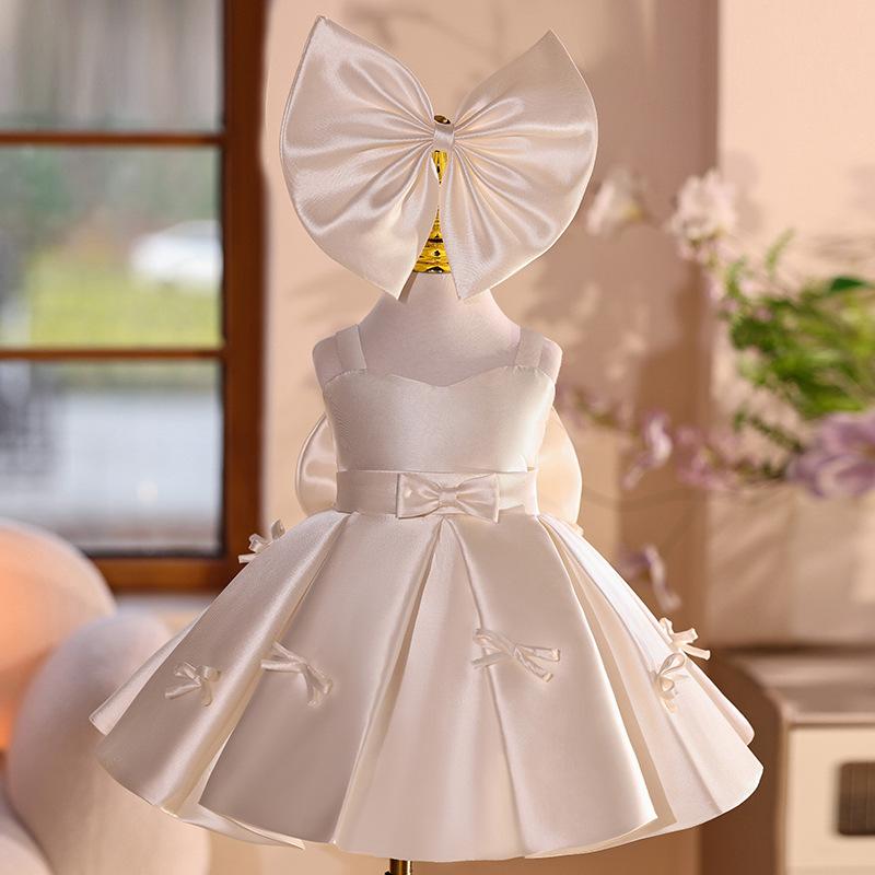 ドレス キッズ 女の子 ベビー 子供服 フォーマル プリンセスドレス 1歳 誕生日 バースデー 結婚式 フラワーガール 発表会 舞台 演奏会 衣装 キャミソール 上品 エレガント 高級感 個性的
