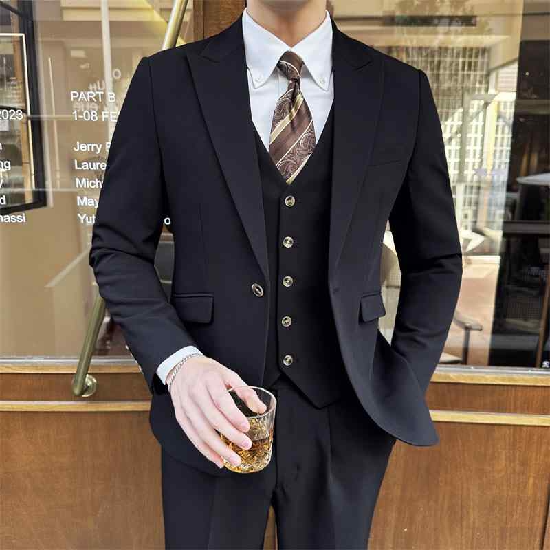 キッズ スーツ 男女兼用 春夏 英倫風 フォーマル 礼服 ビジネス 小学生 中学生 スリーピース セットアップ ジャケット パンツ ベスト 発表会 結婚式 入学式 卒業式 七五三 10,384円
