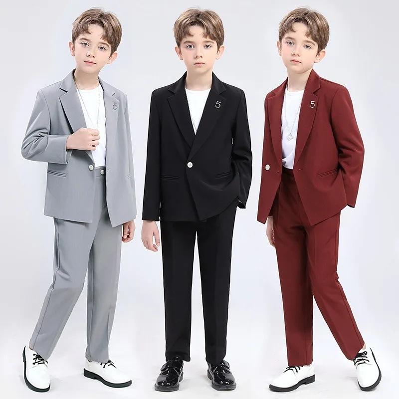 キッズスーツ 男の子 ピアノ発表会 結婚式 誕生日会 入学式 卒園式 七五三 かっこいい おしゃれ ジャケット ベスト パンツ セットアップ フォーマルウェア