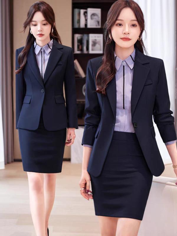 スーツ レディース 高級感 ビジネス オフィス キャリア セットアップ ホテル受付 マネージャー 事務服 制服 自動車販売 ディーラー 通勤 OL 春秋 リクルート 面接