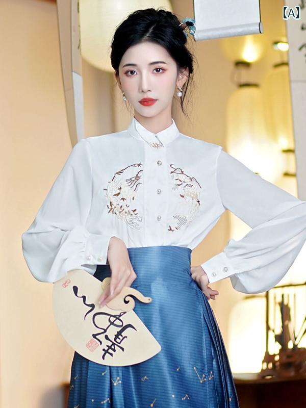 ポンチョ レディース 中国風 漢服スタイル レトロ ケープコート 馬面スカートコーデ 秋冬 エレガント 通勤 ポリエステル 植物 花柄 プリント