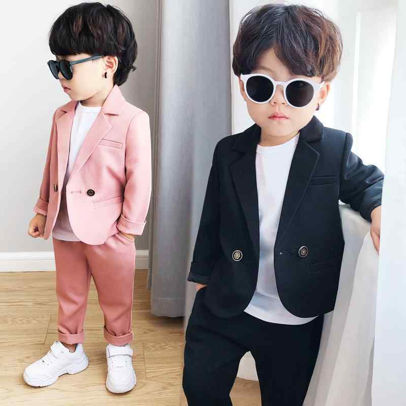 スーツ 男の子 キッズ ベビー 韓国風 英国風 おしゃれ かっこいい カジュアル フォーマル ジャケット パンツ セットアップ 結婚式 発表会 七五三 入学式 卒業式 卒園式 秋冬 礼服