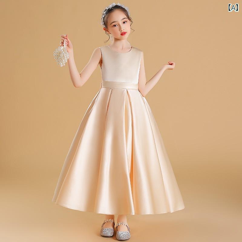 ドレス キッズ 女の子 子供 フォーマル 発表会 ピアノ演奏 演奏会 合唱 演出 七五三 誕生日 プレゼント 結婚式 記念写真 パーティー 豪華|セキュアデポ