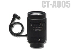 CT-A005 DCアイリス望遠レンズ(f=5～55mm) 防犯カメラ用レンズ 監視カメラ用レンズ｜SKS