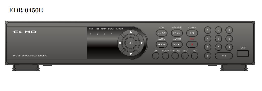 EDR-0850E（8ch）デジタルリコーダー エルモ 製造会社お仕舞い店卸し資産 店卸し資産お問合せください。