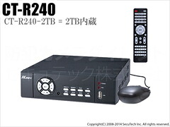【CT-R240-2TB】2TB搭載 スマホ対応 遠隔監視 4chデジタルレコーダー【RCP】CT-R240