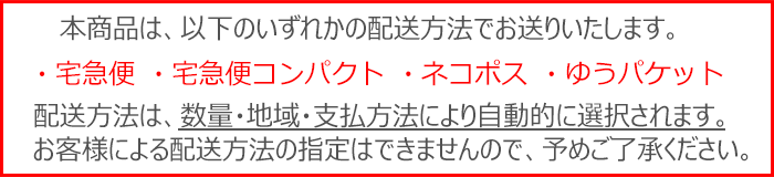 配送方法指定不可
