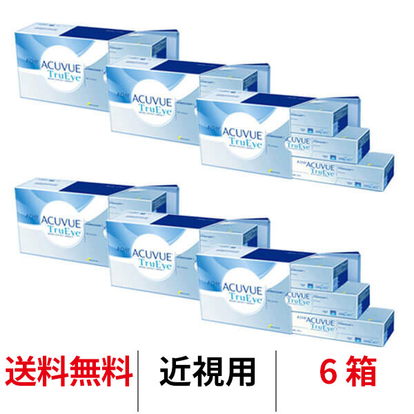 送料無料 6箱 ワンデーアキュビュートゥルーアイ90枚パック 6箱セット 1日使い捨て 1箱90枚入 1-DAY ACUVUE ジョンソン JJ  ワンデー コンタクトレンズ コンタクト 低価格で大人気の