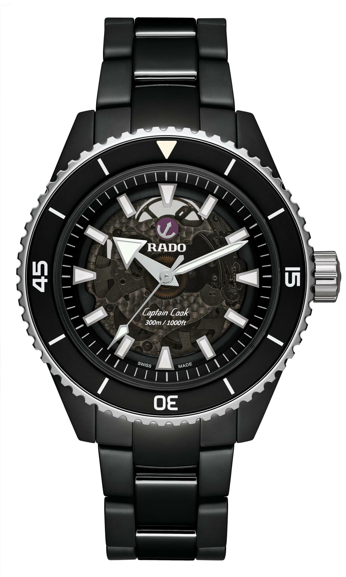 メンズモデル 即納 国内正規品 【RADO】ラドー 【CAPTAIN COOK HIGH-TECH CERAMIC 】キャプテンクックハイテクセラミック R32127152