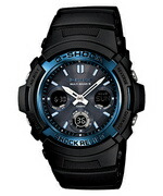 【即納】【国内正規品】 G-Shock G-ショック ブラック×ブル－ AWG-M100A-1AJF