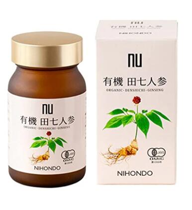 有機 田七人蔘 240粒