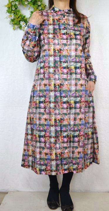 【新品未使用タグ付き】parkes✕LIBERTY　ワンピース 楽天市場】リバティ ワンピース Parkes パークス リバティ