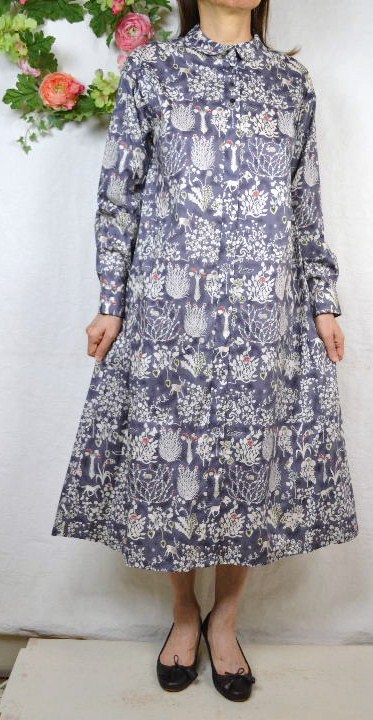 【新品未使用タグ付き】parkes✕LIBERTY　ワンピース 新品タグ付き】ウェルベック parks パークスリバティ ロング