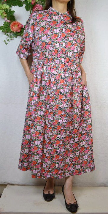 【新品未使用タグ付き】parkes✕LIBERTY　ワンピース 楽天市場】リバティ ワンピース Parkes パークス リバティ