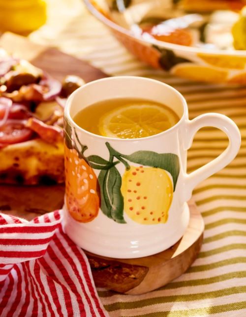 エマブリッジウォーターEmma Bridgewater マグカップ Mug  (オレンジ色＆檸檬) 連合王国 連合王国