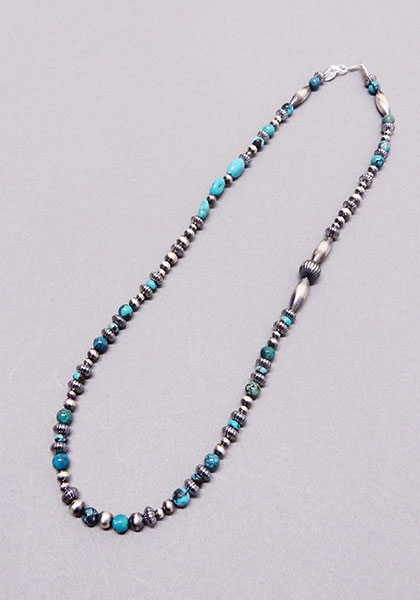 ナバホ族　コリーナヤジー　ナゲットネックレス 楽天市場】Colina Yazzie / Nugget Necklace / TURQUOISE