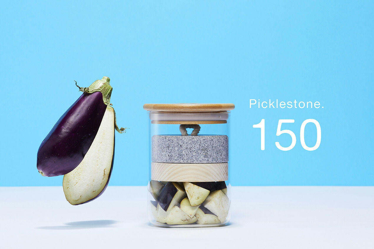 ピクルストーン220 漬物　ガラス　石　庵治石　ヒノキ　紐　蓋　木製　重石　桧 楽天市場】Picklestone220 漬物瓶 ピクルストーン220 【ポイント
