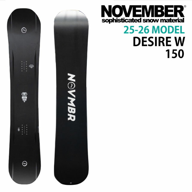楽天市場】24-25 NOVEMBER ノベンバー スノーボード DESIRE W デザイア