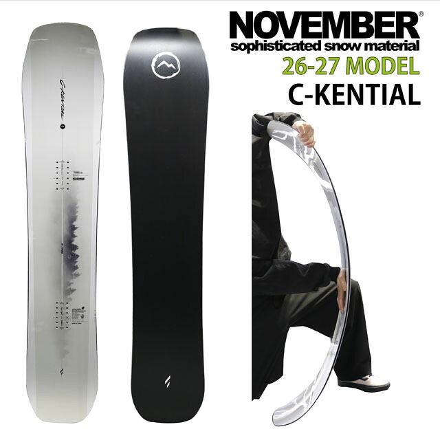 【取って置く商いもの】NOVEMBER C-KENTIAL 156糎 ノーベンバーシーケンシャル 2026-27ひな型