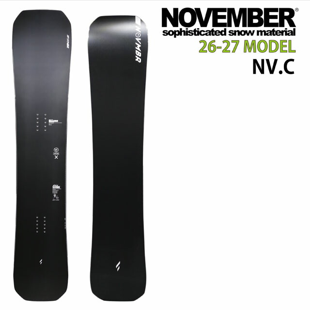 【取って置く商いもの】NOVEMBER NV.C 156-160糎 ノーベンバーエヌブイシー 2026-27ひな型
