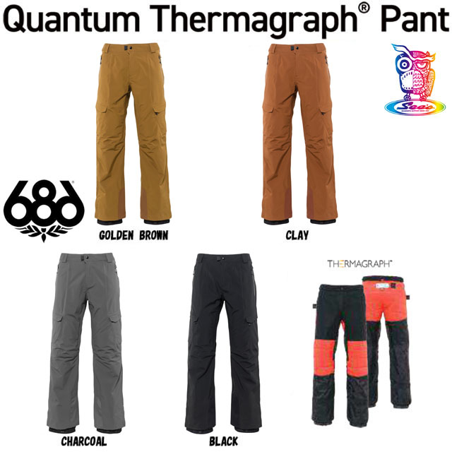 早割クーポン！ 686スノーボードウェア Quantum Pant Thermagraph - ウエア/装備(男性用)