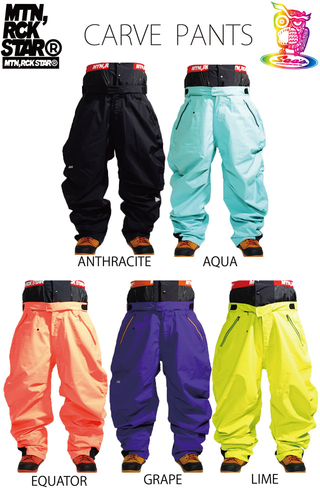 【予約商品】26-27 MTN.ROCK STAR【マウンテンロックスター】CARVE PANTS 3LAYER スノーボード ウェア【正規品】 35,035円