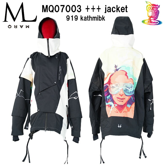 【取っておく商いもの】MARQLEEN【マークリーンウェア】 MQ07003 +++ JACKET☆919 kathmibk☆スノーボード 御召しもの
